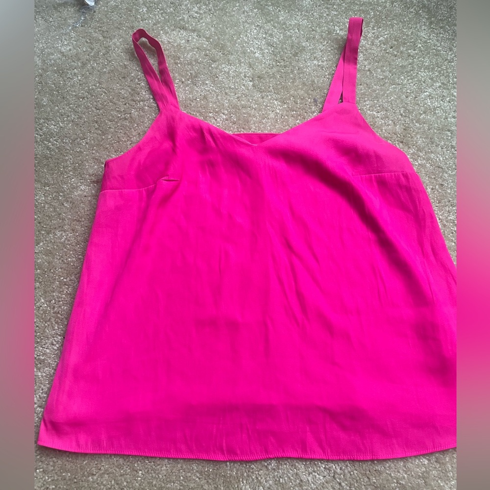 NWOT- Lilly Pulitzer Nadia Silk Cami, size 4, pink Palm